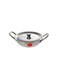 Aluminium Kadai with Lid Polished 33 cm