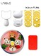 4 Piece Rice Ball Mould Set - Cute Cat Rice Ball Mould - Sushi Mould - Sandwich DIY Kitchen Tools