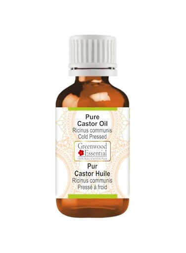 Greenwood Essential Pure Castor Oil (Ricinus communis) Cold Pressed 50ml (1.69oz)