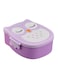 Owl Designed Food Container Lunch Box Purple