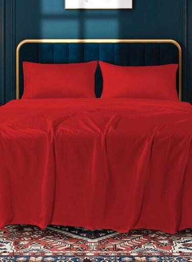 Zen Microfiber Flat Sheet, Ultra Soft &amp; Breathable Bed Sheet, Lightweight, Wrinkle-Resistant &amp; Durable Bedding, Hotel Quality, Easy Care, All Season Use (Single/Double/Queen/King)