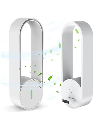 TERRIFI Plug in Negative Ion Air Purifier - Mini Air Purifier, Quiet and Low Power, Purifying Air, Portable Air Ionizer for Kitchen Toilets Bedrooms Smoking Room Pet Room (Upgraded)