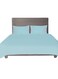 Smart Flat Bed Sheet Plain Cotton Bed Sheet with Pillow Covers (50x70cm) Sea Green