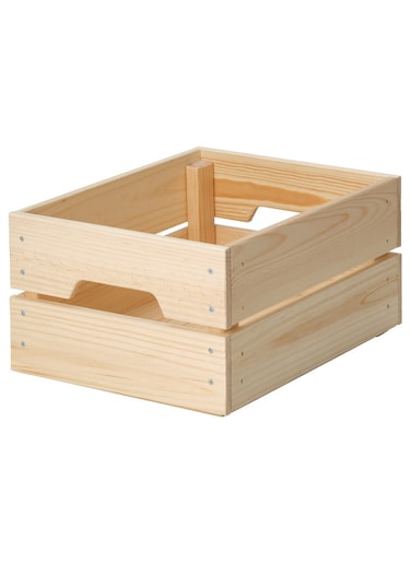Storage box, pine, 23x31x15 cm