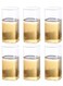 Transparent Square Drinking Glasses &acirc;&euro;&ldquo; 380Ml Each, Modern Clear Glass Cups With Sleek Geometric Design For Coffee&iuml;&frac14;&OElig;Water, Juice &amp; Daily Use