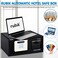 Rubik Hotel Safe Box, Digital Steel Security Safe with Keys, Hotel Style Wide and Low Profile Locker, RB-2043FB (Size 42x20x37cm) Black