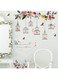 Poorminer Birdcage Wall Decal Flowers Flying Birds Wall Stickers Removable Art Wall Stickers Home d&eacute;cor PVC for Nursery Kid Room Bedroom Office Window Art Mural DIY Decoration