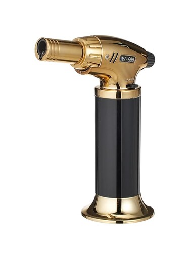 Alsaqer Windproof Gas lighter, Incense Charcoal Lighter,Cigar Lighter,Bakhoor Charcoal Lighter,Jet Lighter for BBQ, Butane Torch, Cooking Torch Culinary Lighter Butane Refillable (Butane Not Included)