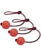 3pcs Dog Ball Toys Bouncy Rubber Ball Chew Toys Pet Dog Toy Ball with String Interactive Toys for Big Dog Puppy Games Toys