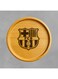 Premium Wood Coaster, Set of 2, Beech &amp; Walnut Wood Coasters, Engraved, Football (Beech Wood Coaster, FCB)