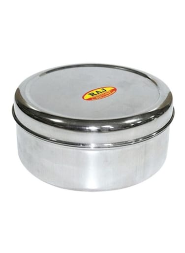 Food Container Silver 7.4x19.8x17.8cm