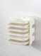 Portable Dishes Storage Rack For Kitchen White 23x12.1x27.1cm