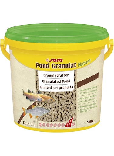 Sera Pond Biogranulat - 3800ML, Granulated Food For Pond Fishes, 7175, 4001942071758