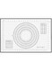 Luksyol Non Stick Silicone Baking Mat for Cake, Macaron &amp; More - Premium Kitchen Tools &amp; Accessories - Kneading Pad &amp; Crafting Surface - Heat-Resistant Glass Fiber (60X40, Black)
