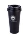 Vacuum Insulated Coffee Mug Black 0.38Liters
