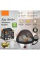 Electric Egg Boiler &ndash; 7-Egg Capacity, Auto Shut-Off, Soft/Medium/Hard Boil, 16 x 16 cm Compact Size