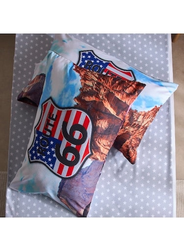 Box Gaming Biker 2-Piece Microfibre Pillow Cover Set 50 x 75 cm