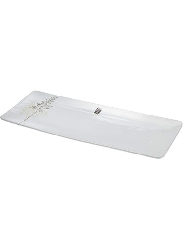 Symphony Esq Es3403 Sachi Rectangle Platter, 43 X 18 Cm - White