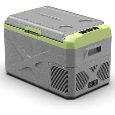 30L Portable Car Refrigerator with Compressor - 60W Dual AC/DC Powered Electric Cooler Freezer

