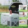 Portable 50L Car Refrigerator &amp; Freezer with Two-Way Detachable Lid and Fast Cooling

