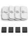 PETLIBRO 4 Packs Replacement Filters for Dockstream Cat Water Fountain PLWF005, PLWF115, PLWF105, 2 Months Set of Replacement Filters for Ultra Quiet Pet Water Fountain