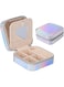 GraGra Travel Jewellery Box, Ring, Choker, Earring Boxes, Mini Portable Jewelry Organiser, Rings Earrings Necklace Jewelry Gift Box, PU Leather Jewlerrying Display Boxes with Mirror