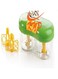 KNP Twin Veggie Cutter. Two Chopper Knives With 3 Ss Blades, Perfect For Salads, Pesto, Garlic And Onions Without Tears.