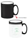 Color Changing Heat Sensitive Ceramic Mug, Image Revealed When HOT Liquid is Added! always say yes to