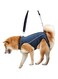 Dog Lift Harness Full Body Support for Small Medium Dogs, Outdoor Sling Bag for Spine Protection (Navy blue, XL)