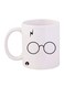 Durable Heat-resistant Thick Wall Designed Ergonomic Handled Harry Potter Printed Mug White/Black 11ounce