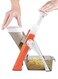 Vegetable Chopper 4 Modes Mandoline Food Slicer to Julienne Cubes Veggies Adjustable Thickness French Fry Cutter Potato Slicer