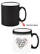 Color Changing Heat Sensitive Ceramic Mug, Image Revealed When HOT Liquid is Added! Trust in the lord with all your heart