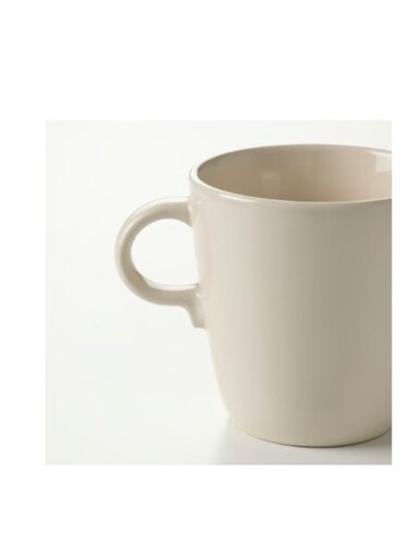 Mug, glossy beige, 37 cl