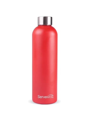 Servewell Osaka- Water Bottle 675 Ml - Solid &amp; Steel, Mulicolor