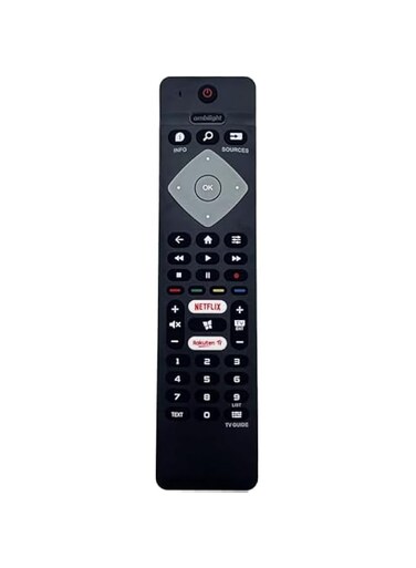 Replacement Remote Control for Smart LED TV &ndash; Compatible with 50PUS6754/12, 50PUS6704/12, 55PUS6814/12 &ndash; Easy Setup, Reliable Performance