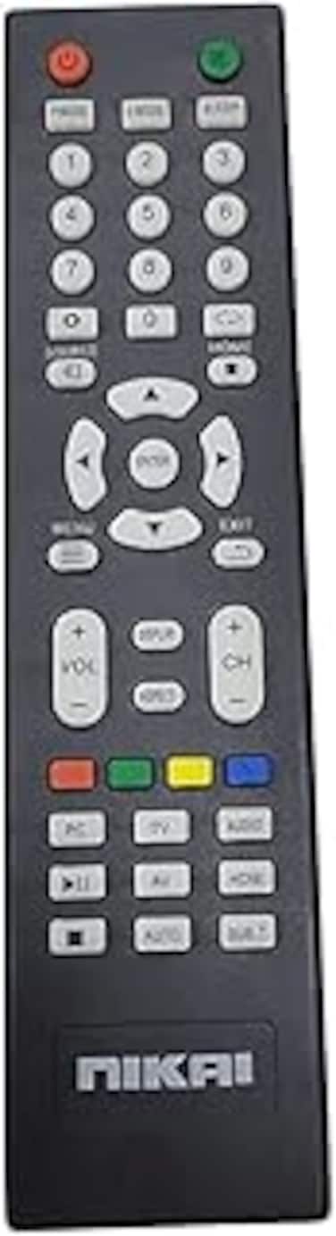 New Replacement Remote Control, Remote Control Fit, Universal Remote Control Compatible with NIKAI TV (TYPE 1)