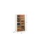 Stackable Shoe Storage Box Set, Clear Plastic, Front Opening Door, Modular Design, White
