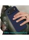 Mobcos iPhone 17 Air Dark Blue Elite Logo Premium Silicone Magnetic Wireless Charging Case for iPhone   Silky Soft Touch   Military-Grade Shockproof Protection   Strong Magnetic Compatibility   Luxury Slim Cover