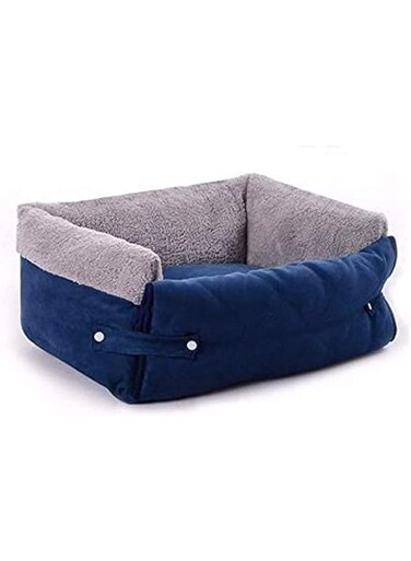 SKEIDO Pet Dog Beds House Sofa for Dogs, Large, Blue