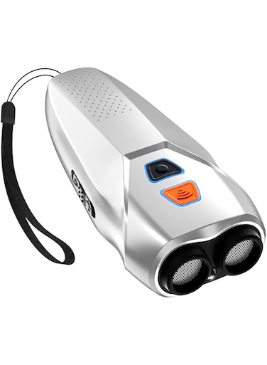 Dog Barking Control Devices Dual Sensor Anti Barking Device with Training/Deterrent Modes Dog Whistle to Stop Barking Ultrasonic Dog Barking Deterrent with LED Flashlight 25 FT Range Rechargeable