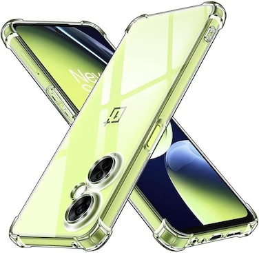 Case For Oppo K11 / OnePlus Nord CE3 Case, Soft TPU Back Cover Shockproof Silicone Bumper Anti-Fingerprints Full-Body Protective Case Cover for OnePlus Nord CE 3 / Oppo K11 5G (6.7 Inch) (Clear)