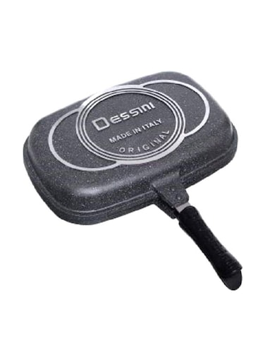 Double Grill Pan Black/Silver