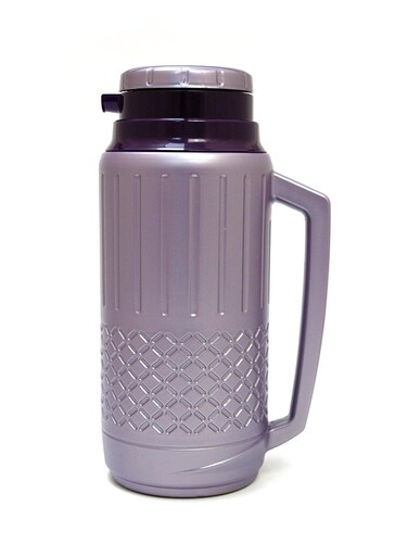 2.0L Stainless Steel Insulated Thermo TUFF Hot &amp; Cold Water Jug In Lavender With Ergonomic Handle Portable Thermal Pitcher For Coffee Tea And Travel Use