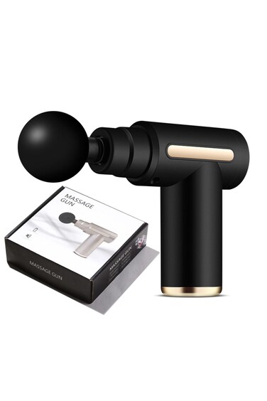 Massage Gun Electric Massager Portable Percussion Muscle Relax Pain Relief Body Neck Back Vibrati...