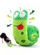 Dog Squeaky Toy, Interactive Dog Toy, Treat Puzzle Dog Toy, Durable Anti-Anxiety Soft Puppy Plush Dog Chew Toys for Puppy Small Medium Large Dogs Reduce Boredom Cleaning Teeth