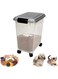NC Portable Airtight Pet Food Container with Wheels - 20L