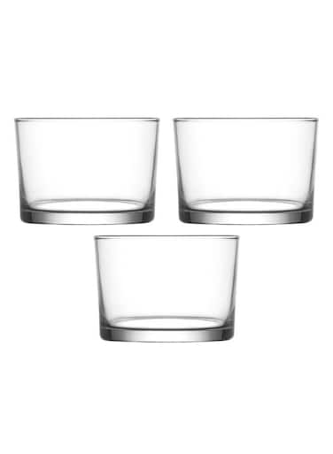 3-Piece Bodega Soft Drink Glass Set Clear 3x240ml