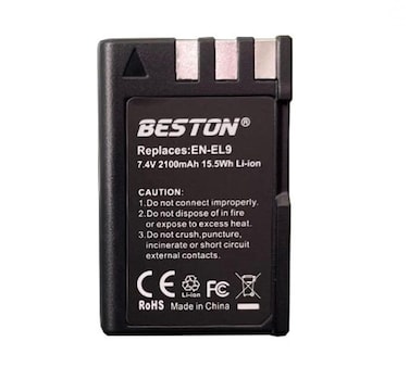Beston EN-EL9 Battery For Nikon 7.4V 2100mAh