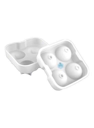 Chef Ice Ball Maker Mould White 12 x 12 x 5cm