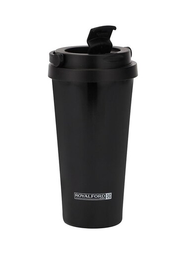 Stainless Steel Vacuum Tumbler Black 450ml